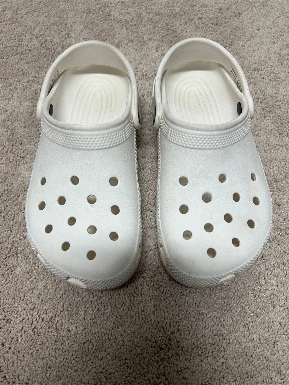 White crocs